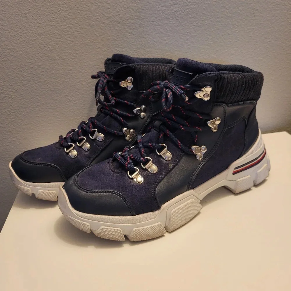Tommy Hilfiger Blue White Nesser Sneaker Shoes